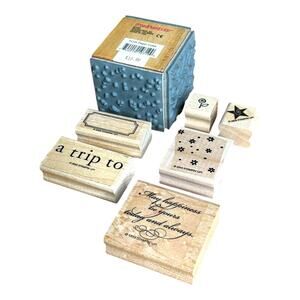 Lot Rubber Craft Stamps Stampin Up Stampendous Stamp Block